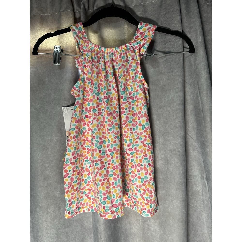 Kids Headquarters Draw-Straps Printed Tunic Top Little Girls 6x Multi Pullover~ - Picture 2 of 3